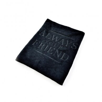 Always Your Friend Microfiber Towel Black 120x60