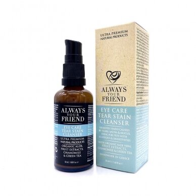 ALWAYS YOUR FRIEND Eye Care. Natural Tear Stain Cleanser