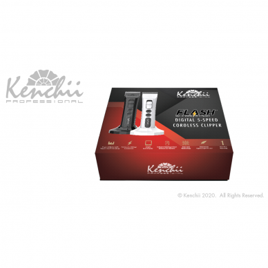 KENCHII - Flash Digital Cordless Clipper Black 2